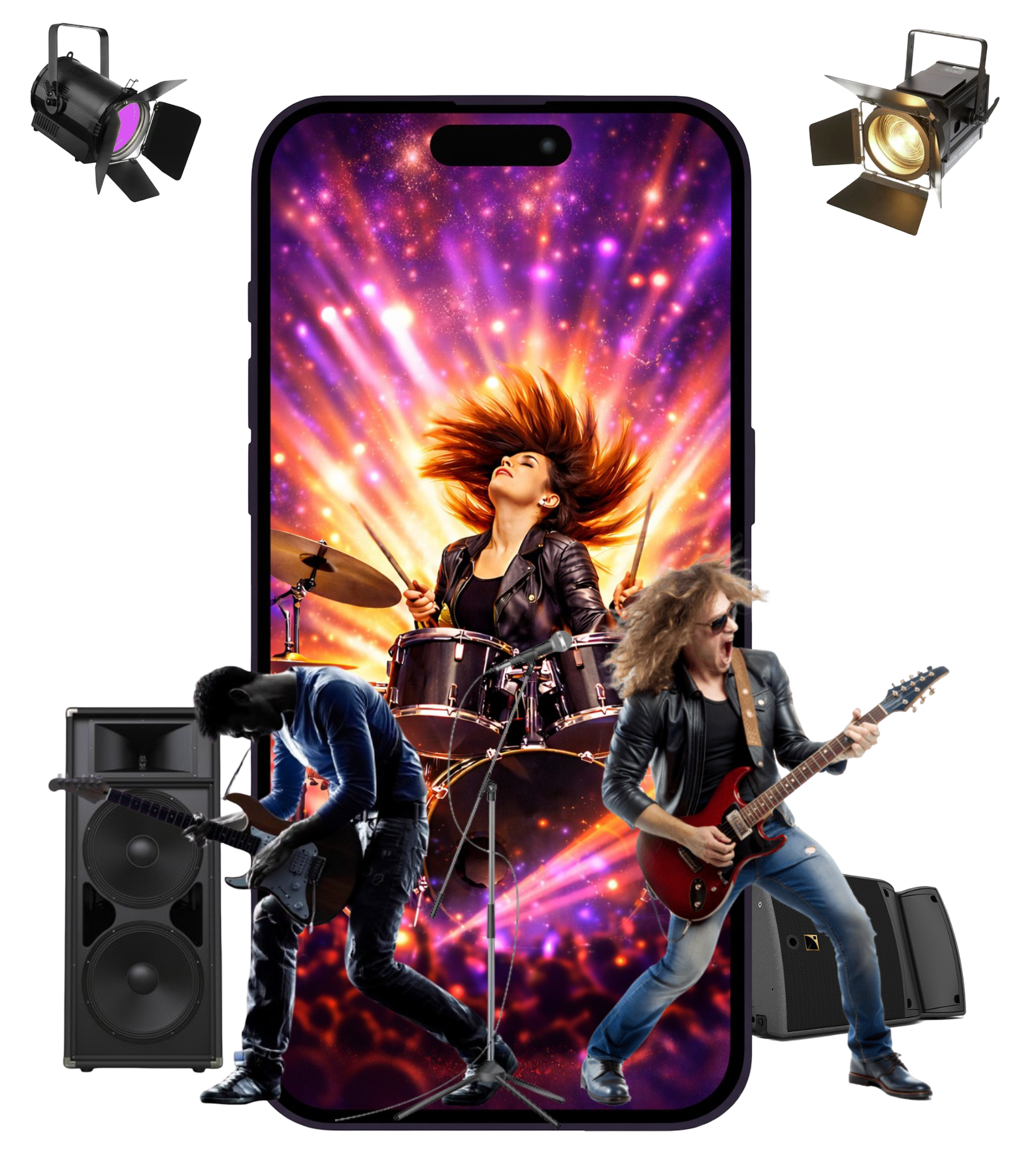 ChorusWave Rockers phone hero graphic